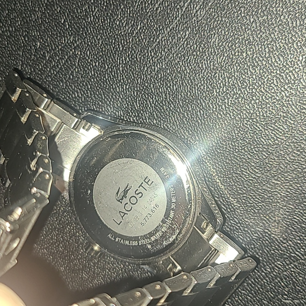 LACOSTE Sydney Silver Dial Stainless Steel Ladies Watch - Picture 4 of 5